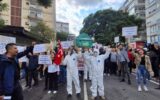 TPI işçilerinden tabutlu eylem! TPI işçilerinden tabutlu eylem!