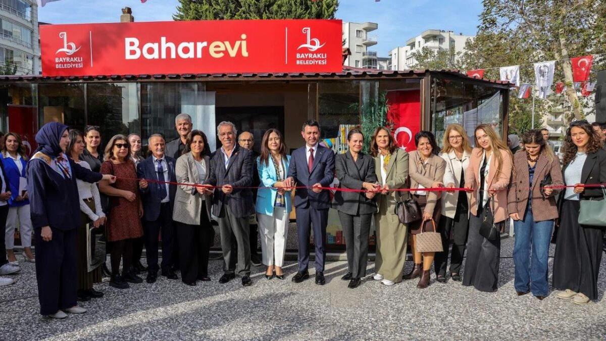 Bayraklı’da “Bahar Evi” kapılarını açtı