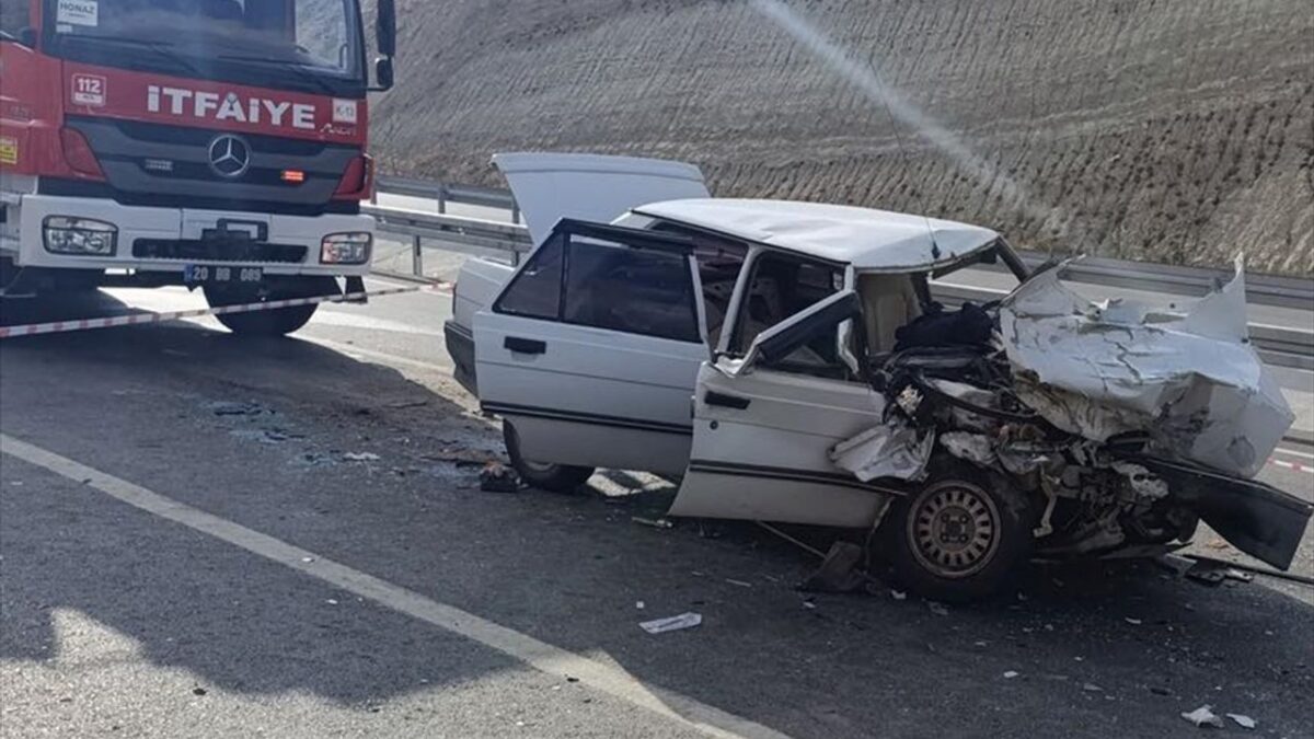 Denizli’de korkunç kaza: 1 ölü, 1 yaralı! Denizli’de korkunç kaza: 1 ölü, 1 yaralı!