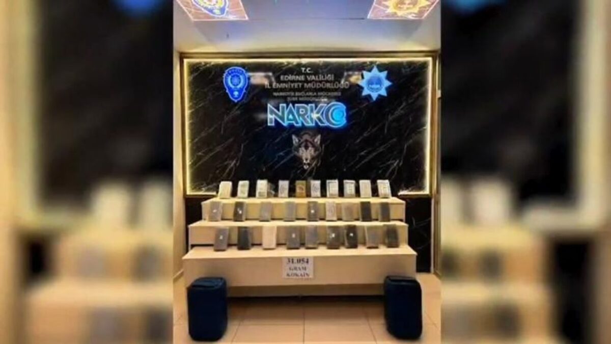 Kapıkule’de 31 kilo kokain ele geçirildi Kapıkule’de 31 kilo kokain ele geçirildi