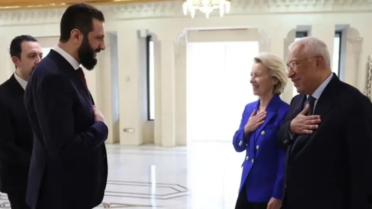Brüksel’den Şam’a çıkarma: Şara, Von der Leyen’i ağırladı Brüksel’den Şam’a çıkarma: Şara, Von der Leyen’i ağırladı