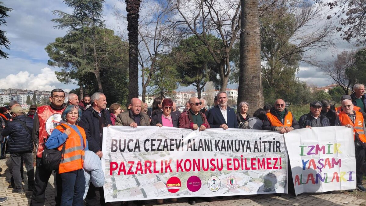 Buca Cezaevi alanında kent suçu vurgusu ve itiraz çağrısı!