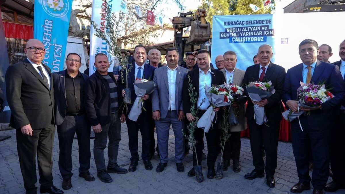 Başkan Dutlulu Gelenbe’de 4 Milyon Euro’luk altyapı yatırımını başlattı