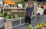 Karpuzları ezen sürücüye para cezası Karpuzları ezen sürücüye para cezası