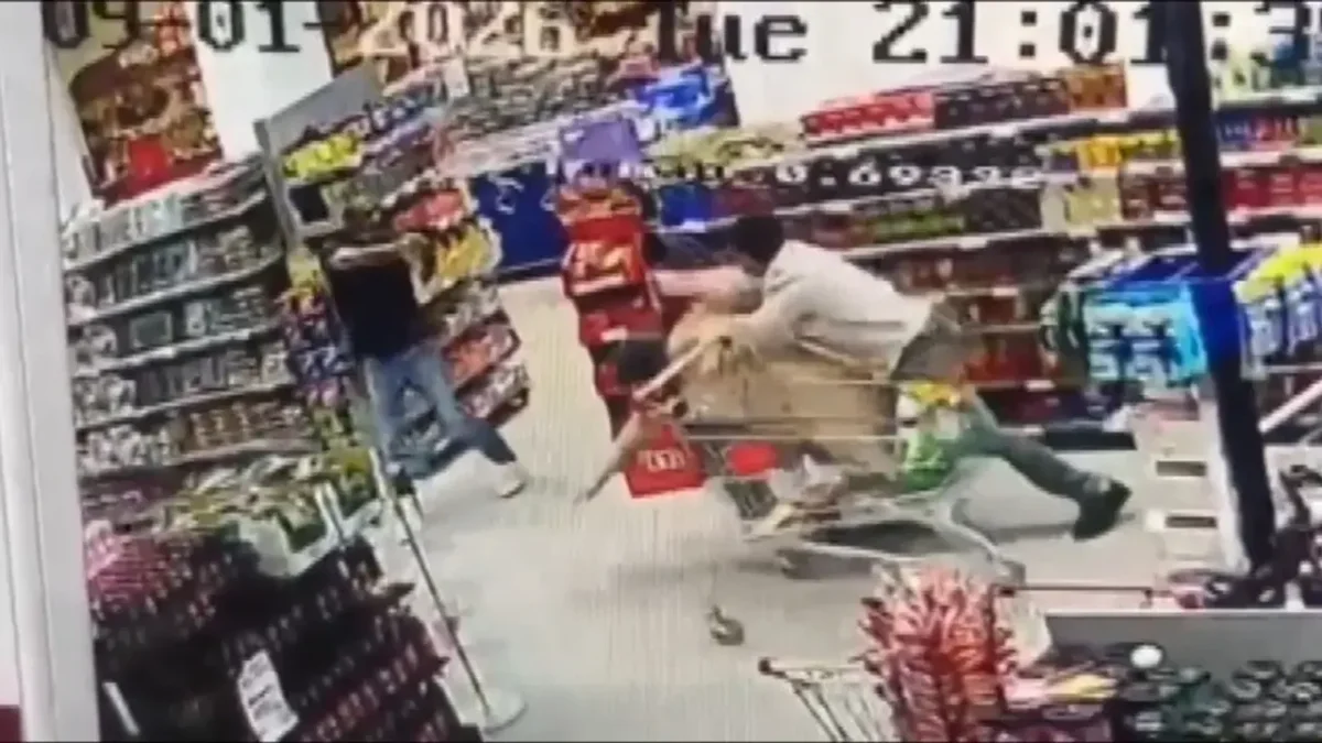 Markette korku dolu anlar! Markette korku dolu anlar!