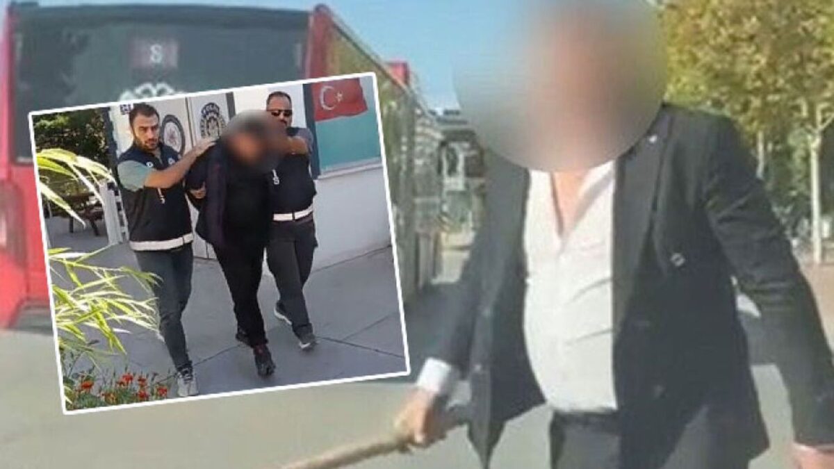 Lüks araçtan sopayla inmişti… Kâbusu yaşadı! Lüks araçtan sopayla inmişti… Kâbusu yaşadı!